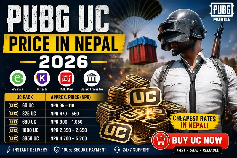 PUBG Mobile UC Price in Nepal: Complete Rate List & Cheap UC Guide
